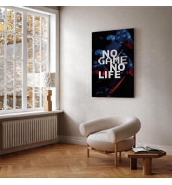 Schilderij - No Game No Life (1 Part) Vertical