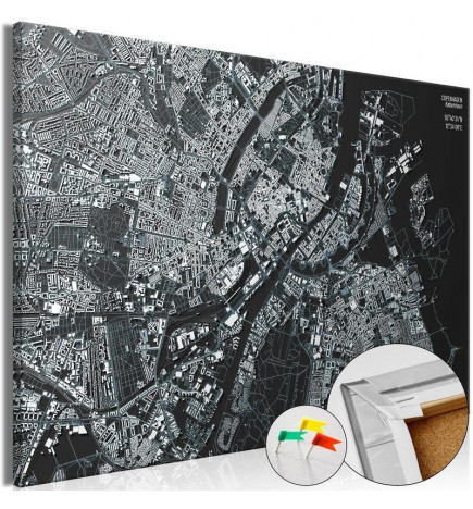 Decorative Pinboard - Close up of Copenhagen