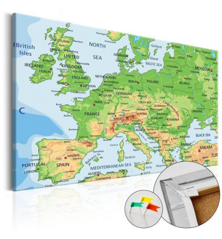 Kamštinis paveikslas - Europe