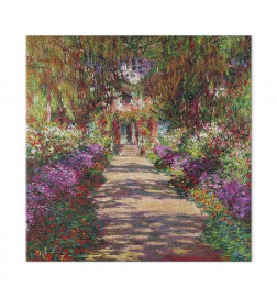 Glezna - Claude Monet – A Pathway in Monets Garden