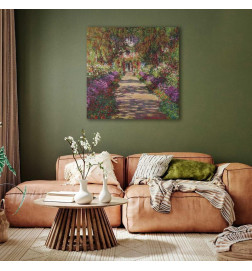Cuadro - Claude Monet – A Pathway in Monets Garden