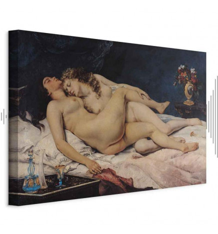 Paveikslas - Gustave Courbet – Sleeping