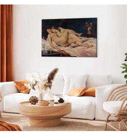 Slika - Gustave Courbet – Sleeping