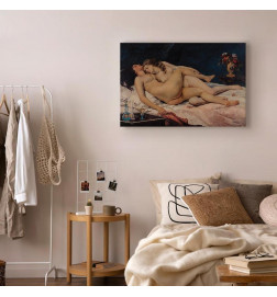 Leinwandbild - Gustave Courbet – Sleeping