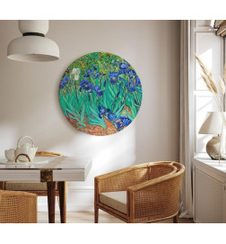 Tableau rond - Vincent Van Gogh - Irises