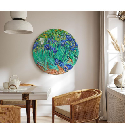 Tableau rond - Vincent Van Gogh - Irises