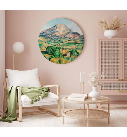 Tableau rond - Paul Cézanne – Mont Sainte-Victoire