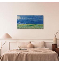 Leinwandbild - Vincent van Gogh – Wheatfield under Thunderclouds