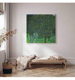 Leinwandbild - Gustav Klimt – Roses Among the Trees