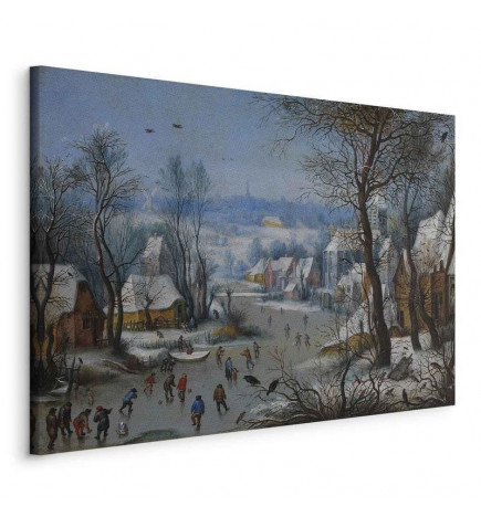 Canvas Print - Pieter Brueghel the Younger – Winter Landscape with a Bird Trap