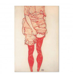 Tableau - Egon Schiele – Standing Woman in Red