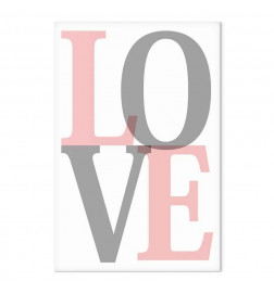 Seinapilt - Grey Love (1 Part) Vertical