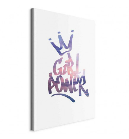 Canvas Print - Girl Power (1 Part) Vertical