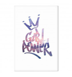 Canvas Print - Girl Power (1 Part) Vertical