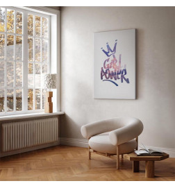 Canvas Print - Girl Power (1 Part) Vertical