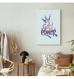 Canvas Print - Girl Power (1 Part) Vertical