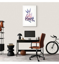 Canvas Print - Girl Power (1 Part) Vertical