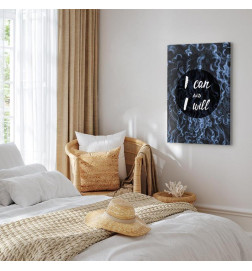 Canvas Print - I Can and I Will (1 Part) Vertical