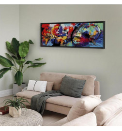 Schilderij - Colourful Immersion