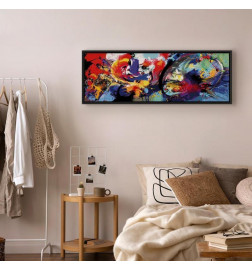 Schilderij - Colourful Immersion