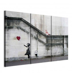 Schilderij - Girl With a Balloon by Banksy