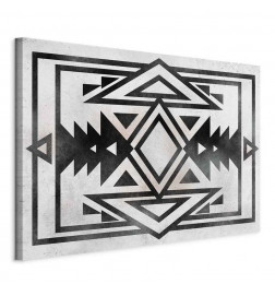 Schilderij - Ethnic Pattern (1 Part) Wide