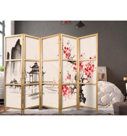 Japanese Room Divider - Mystical Calm