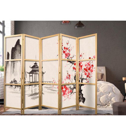 Japanese Room Divider - Mystical Calm