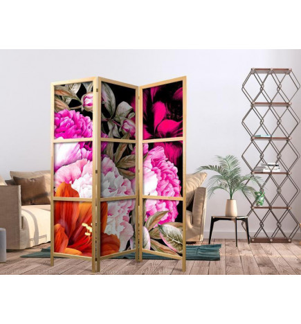 Biombo japonés - Floral Abundance I