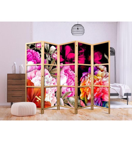 Biombo japonês - Floral Abundance II
