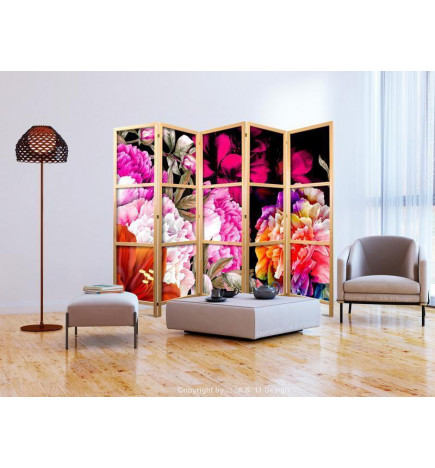 Paravento giapponese - Floral Abundance II