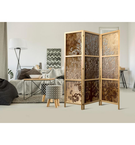 Paravento giapponese - Golden Flourishes I