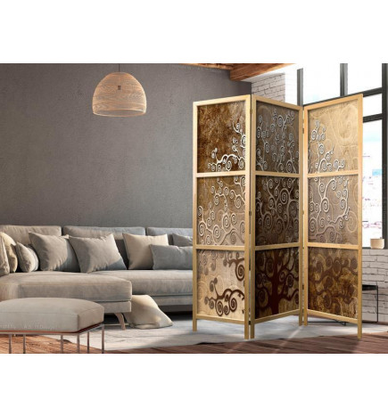 Japoniška kambario pertvara - Golden Flourishes I