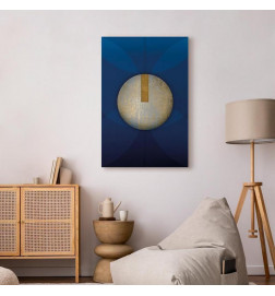 Taulu - In the Shadow of Classic Blue (1-part) - Golden Circle in Abstraction