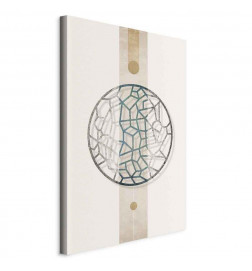 Quadro - Circle with Artistic Details (1-part) - Abstract Shape