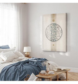 Glezna - Circle with Artistic Details (1-part) - Abstract Shape