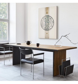 Quadro - Circle with Artistic Details (1-part) - Abstract Shape