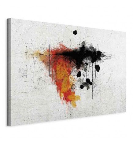 Paveikslas - Expression of Red (1 Part) Wide