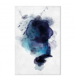 Paveikslas - Blue Memory (1 Part) Vertical