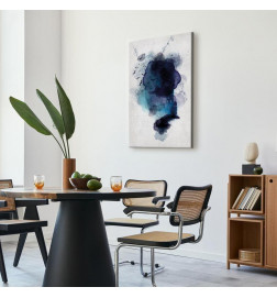 Canvas Print - Blue Memory (1 Part) Vertical