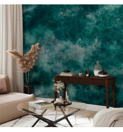 Fototapet - Malachite respite - modernist abstract background with texture