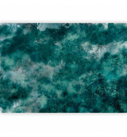 Fototapete - Malachite respite - modernist abstract background with texture