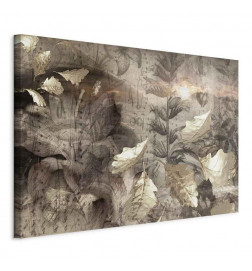 Schilderij - Autumn Twilight (1 Part) Wide