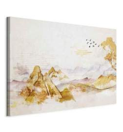 Tablou - Golden Mountains (1 Part) Wide