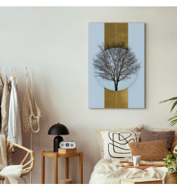 Seinapilt - Circle of Nature (1-part) - Tree Branches in Round Composition