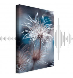 Tablou - Plant in Blues (1 Part) Vertical