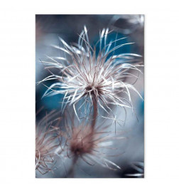 Cuadro - Plant in Blues (1 Part) Vertical