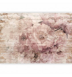 Fototapete - Flowers on Boards