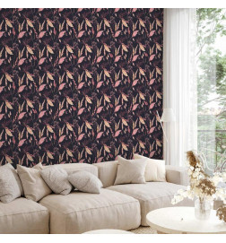 Tapisserie murale - Pink Grasses