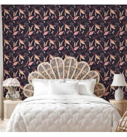 Tappezzeria murale - Pink Grasses